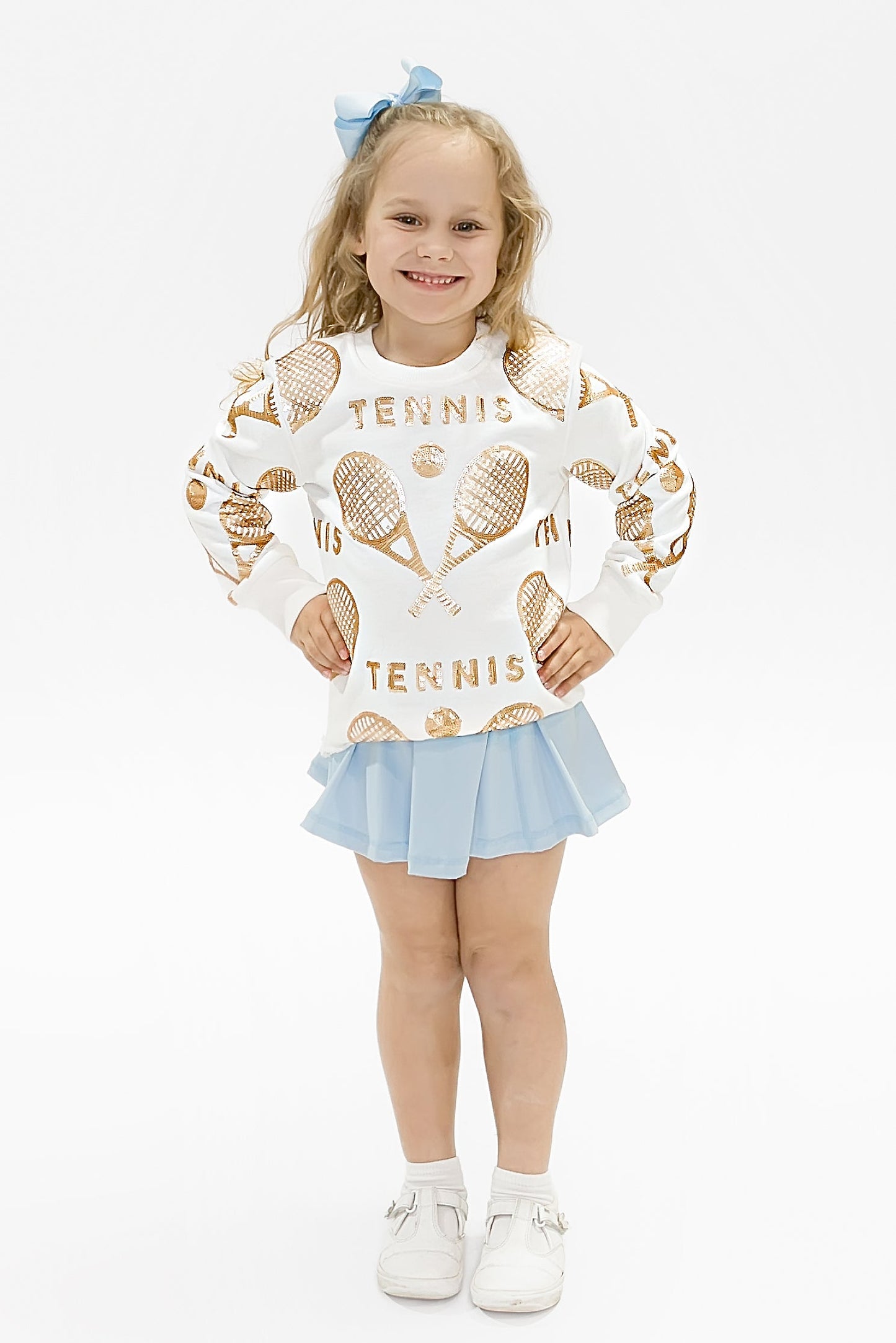 Gold Tennis Sweatshirt