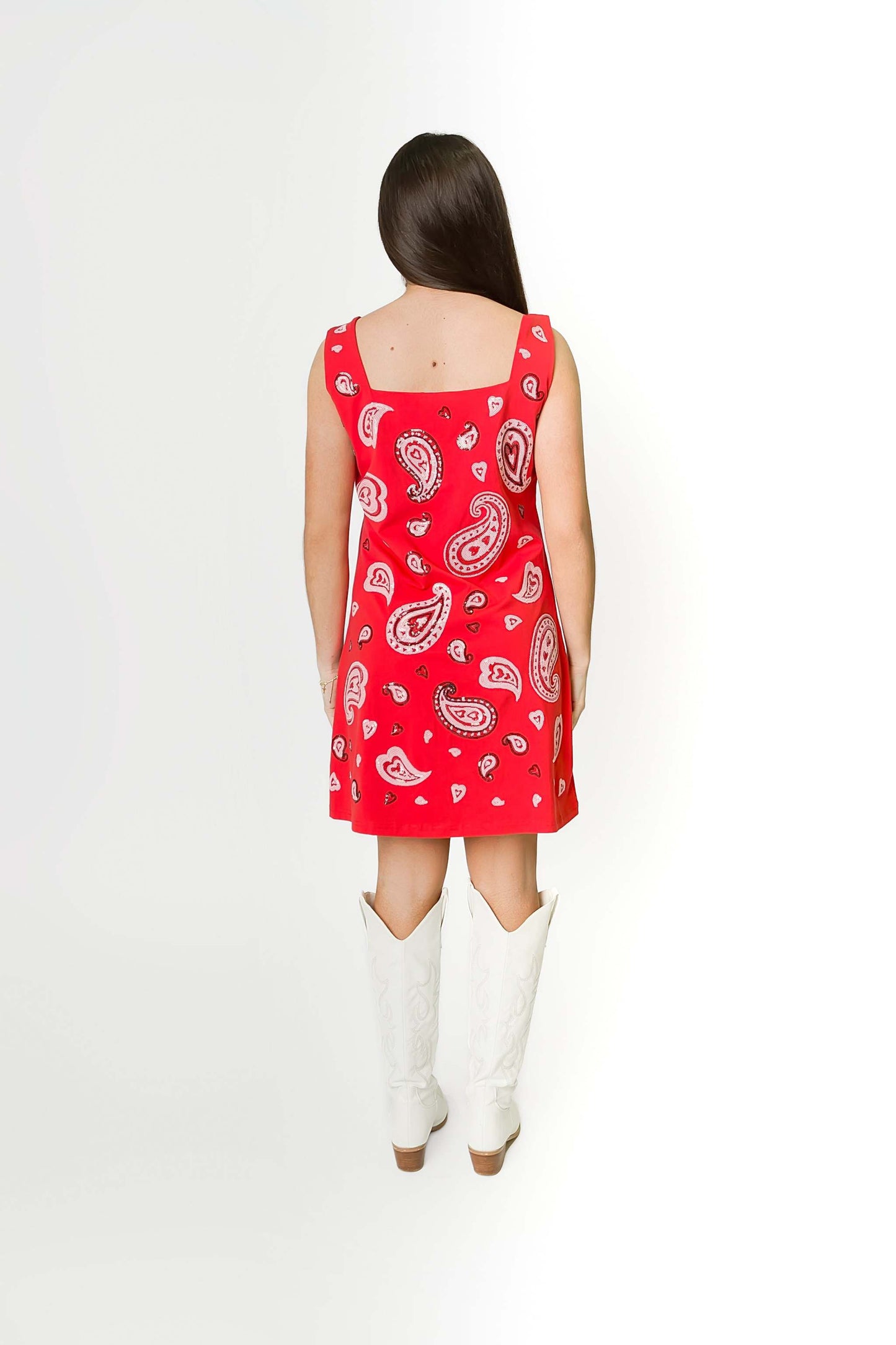 Paisley Dress, back view