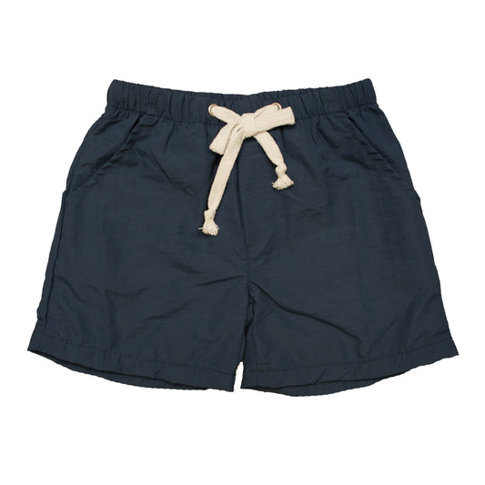 navy blue phoenix boys shorts with drawstring waistband and side pockets