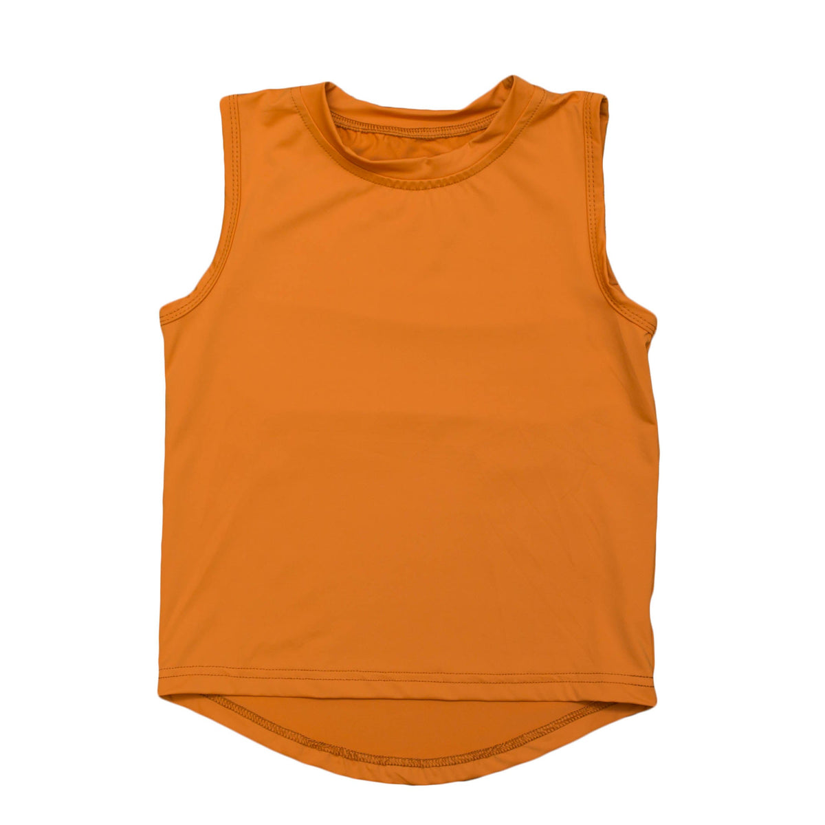 Orange High Low Tank