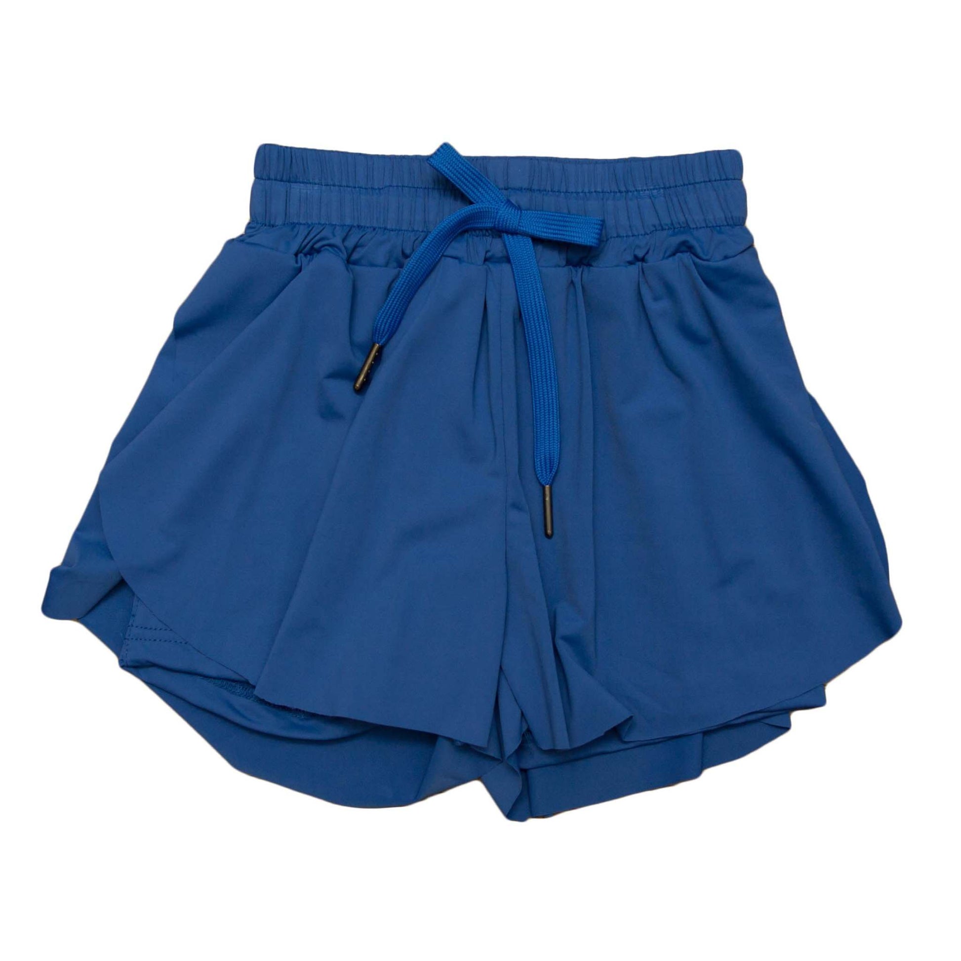 Royal Blue Butterfly Shorts, detail view