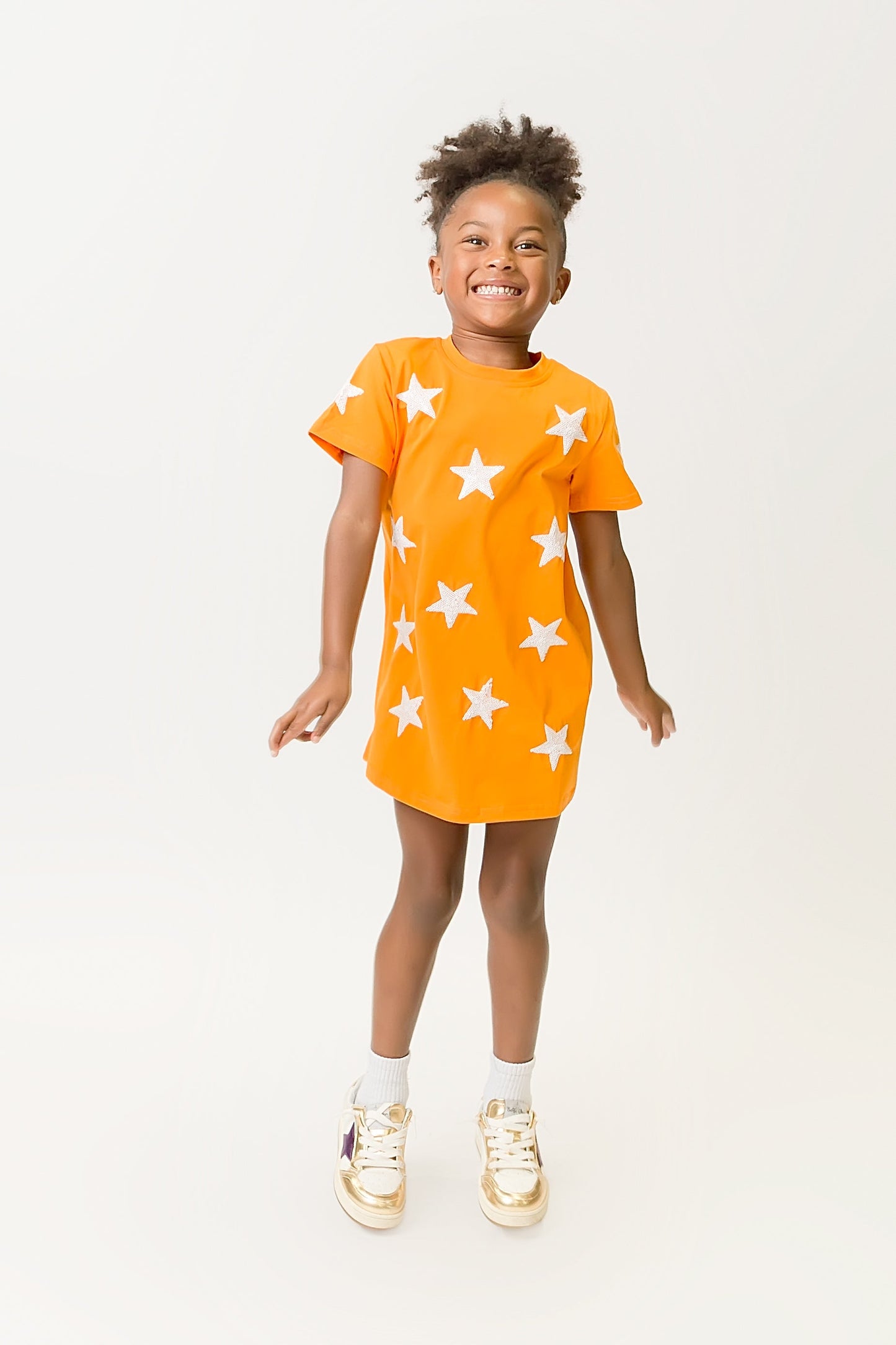 Orange Star Dress