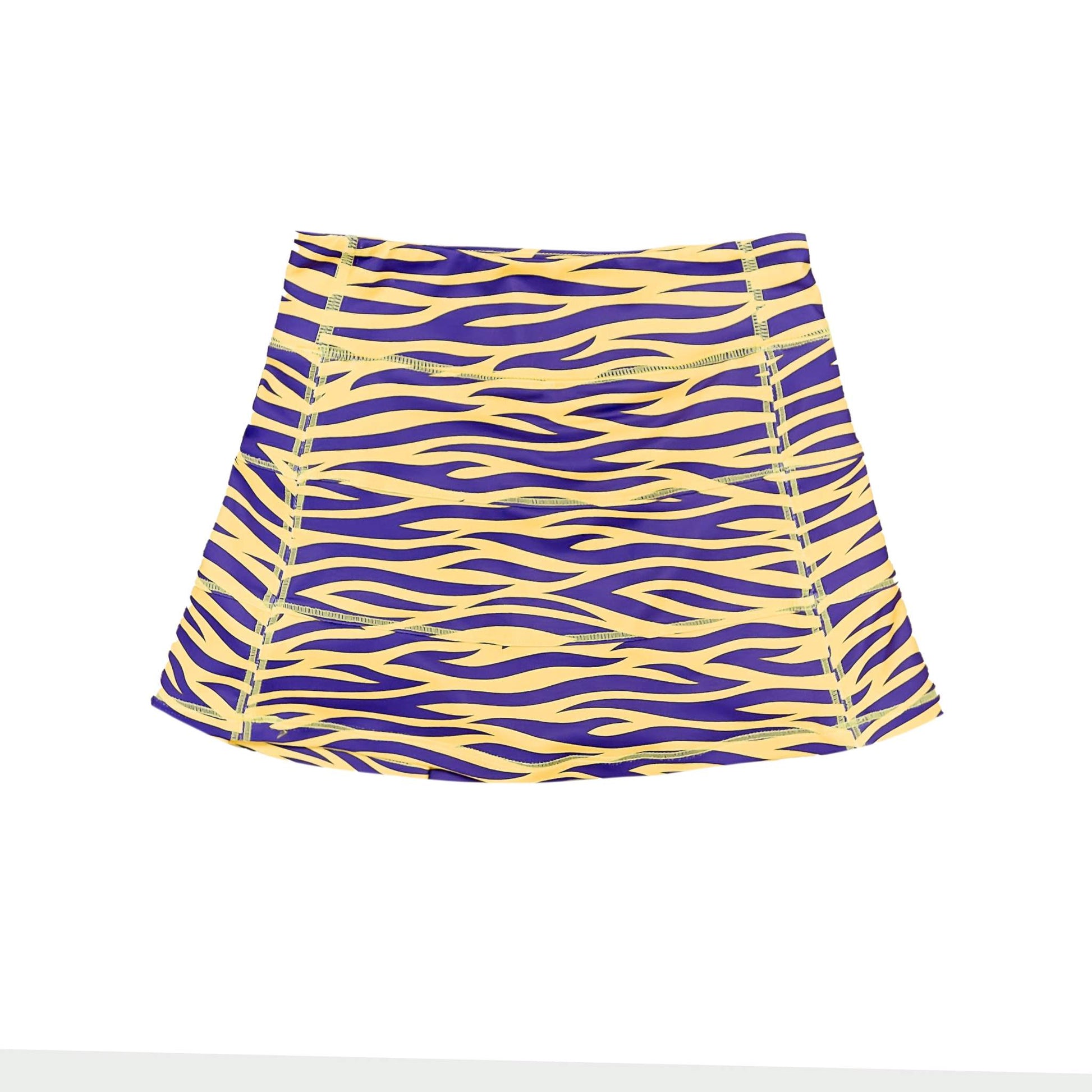 Tiger Striped Tennis Skort, side view