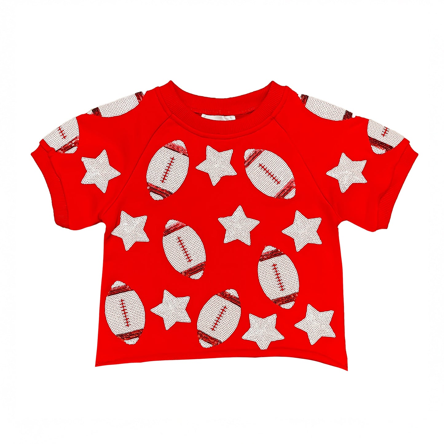Red Football Top