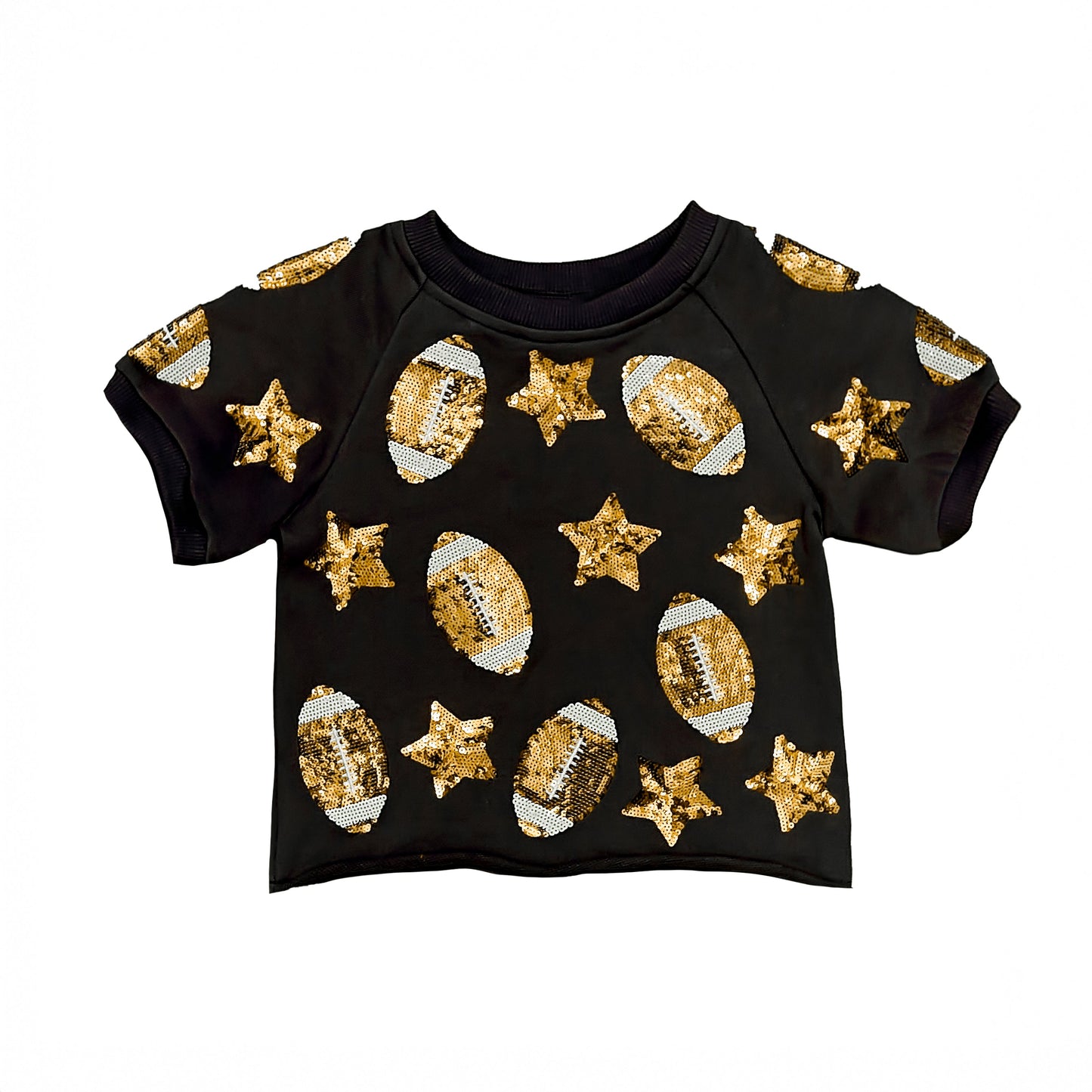 Black Football Top