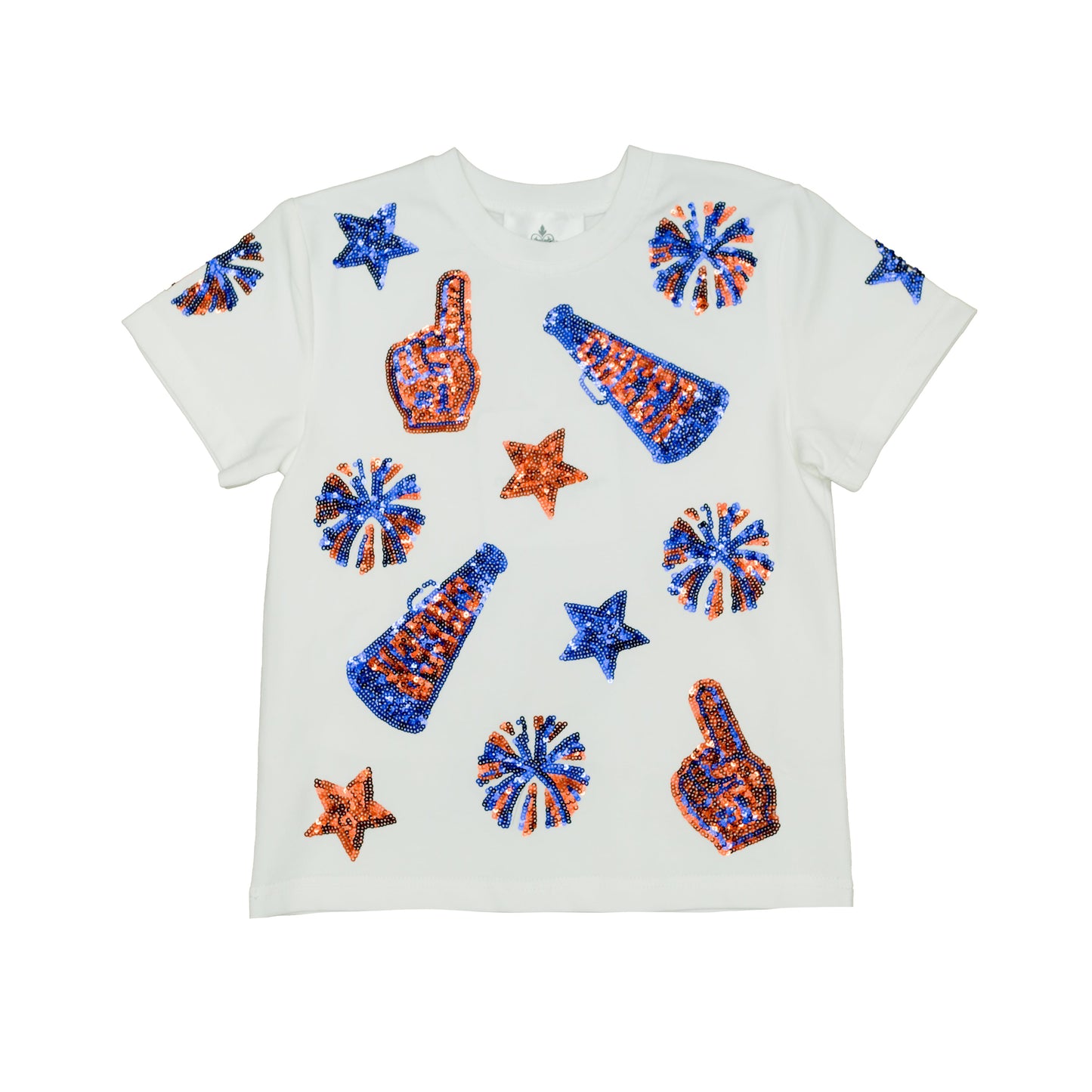 Royal and Orange Cheer Shirt