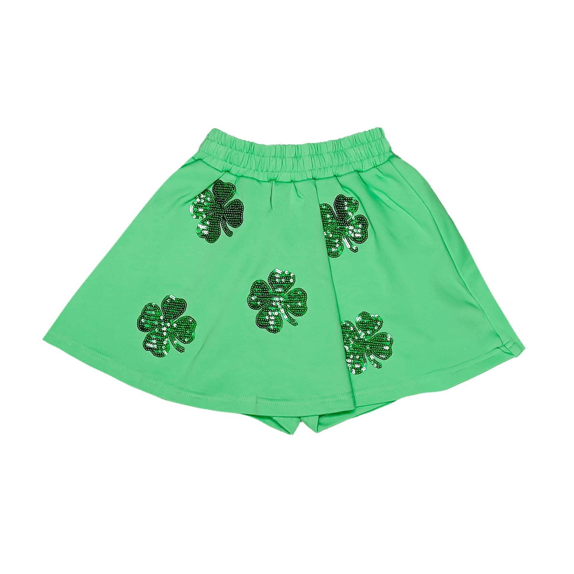 Green Clover Skort side view