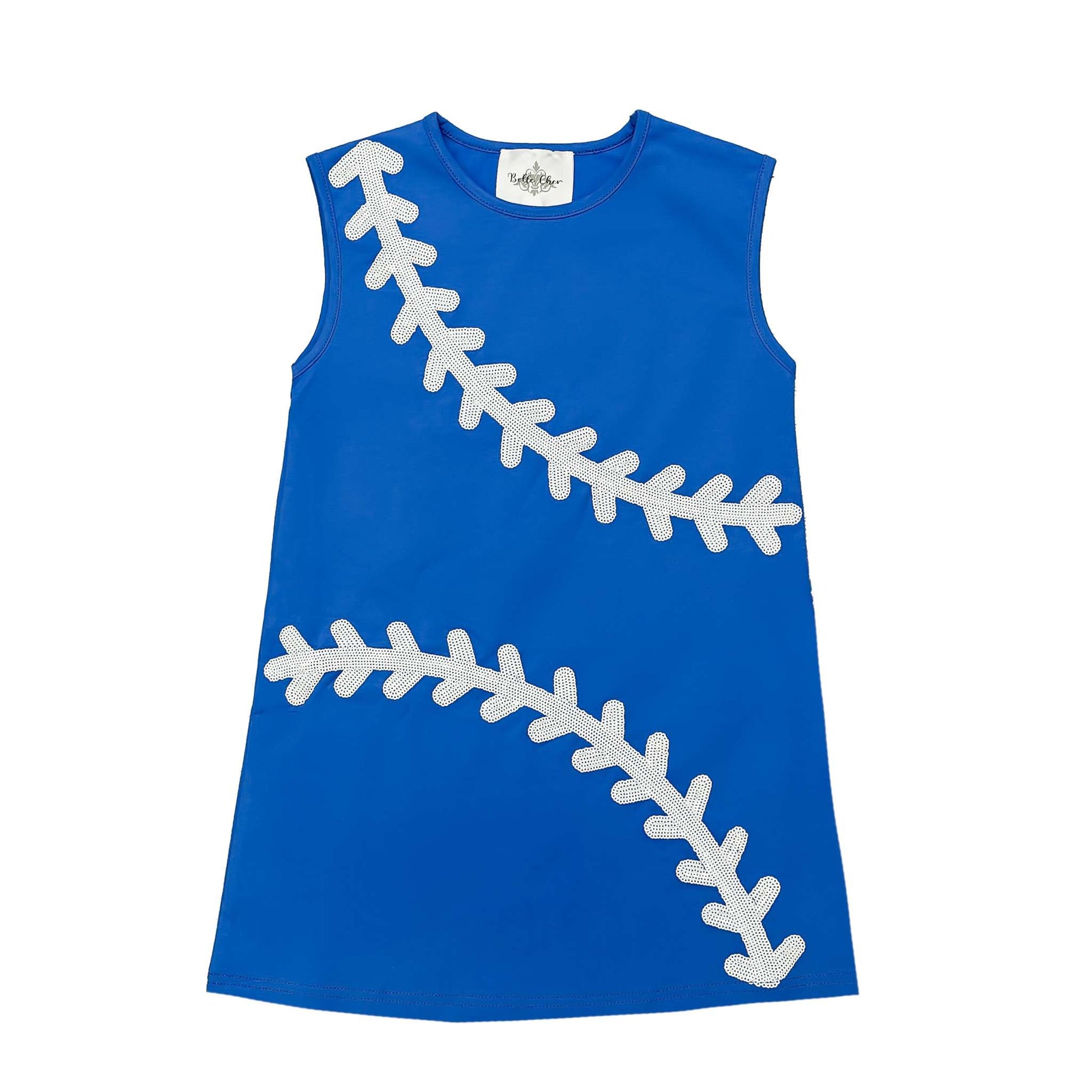 Baseball Royal Blue Dress detail view