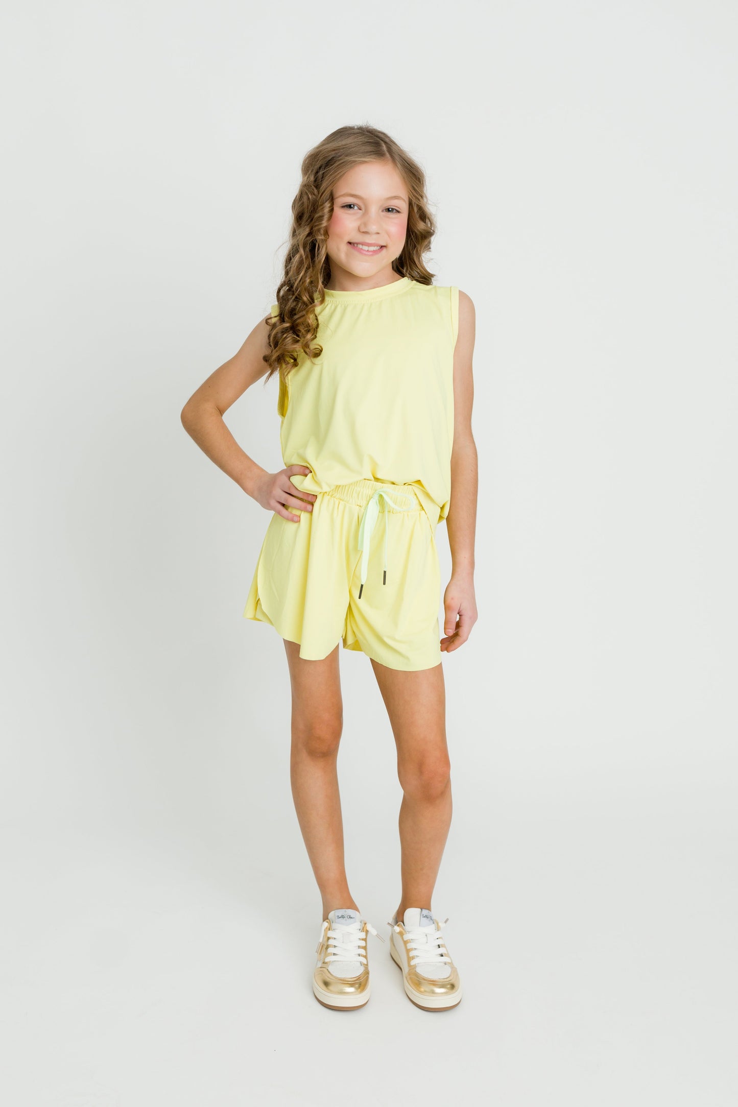 Yellow Butterfly Shorts