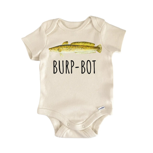 Burbot Fish Freshwater Fishing Baby Gift Baby Bodysuit