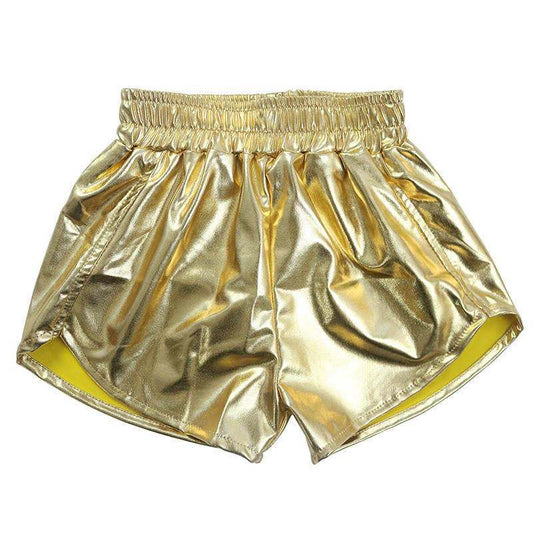 Metallic Gold Shorts