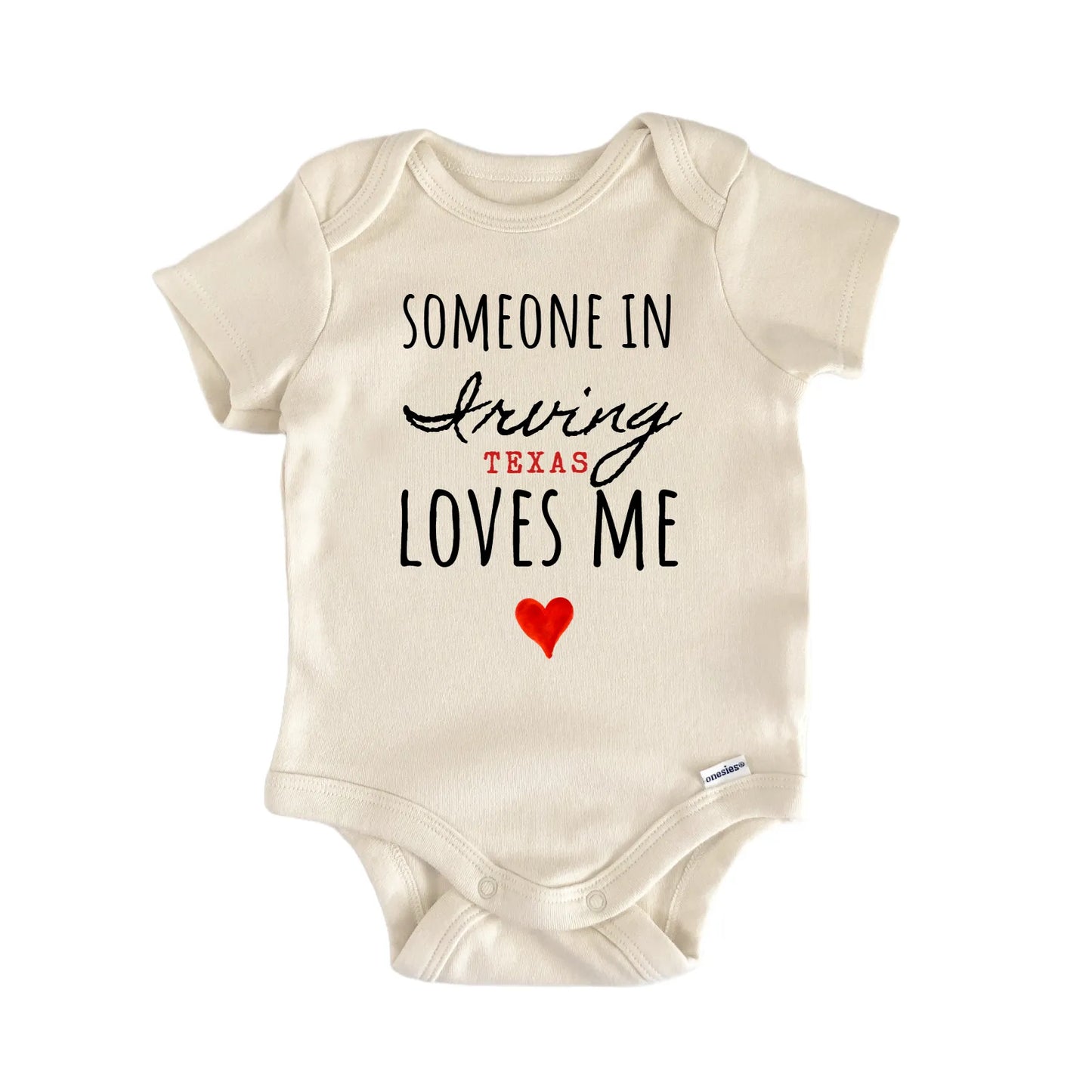 Irving Texas Baby Gift Baby Bodysuit
