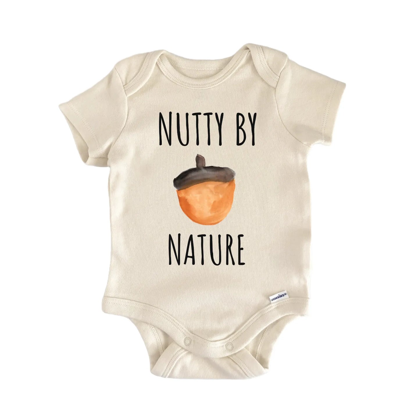 Acorn Oak Tree Plant Woodland Newborn Gift Baby Bodysuit