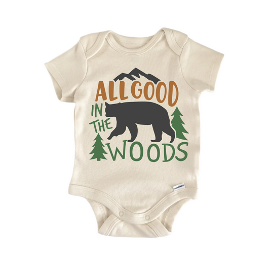 All Good Woods Bear Newborn Baby Onesie® Onesie®