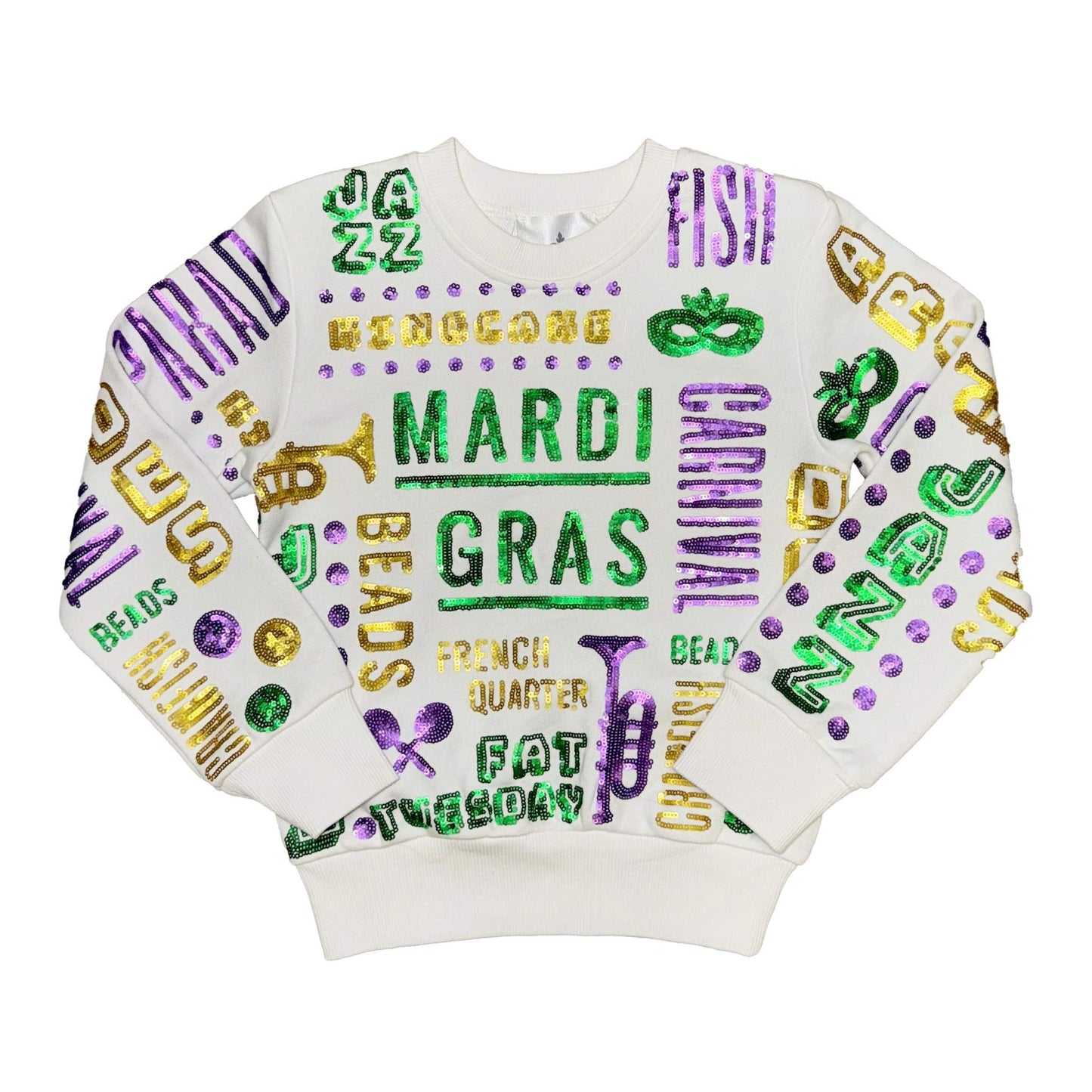 All Things Mardi Gras Sweatshirt