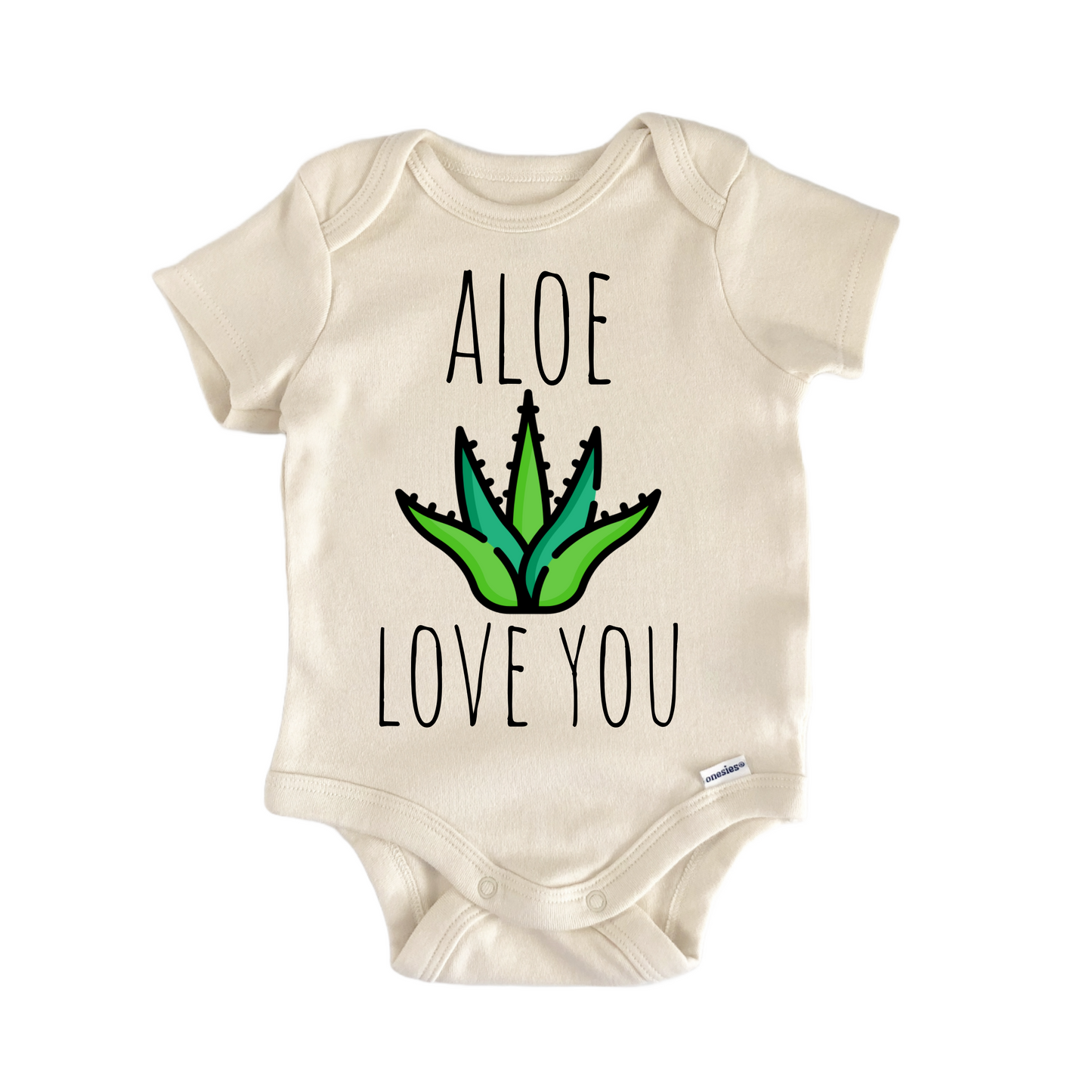 Aloe Vera Succulent Plant Newborn Baby Onesie® Onesie®