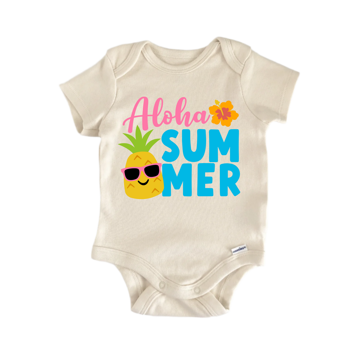 Aloha Summer Beach Newborn Baby Onesie® Onesie®