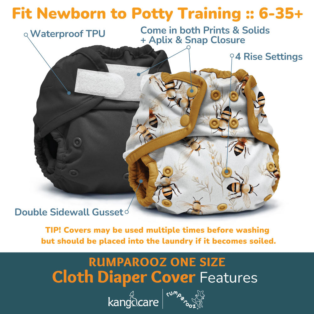 Rumparooz One Size Cloth Diaper Covers - Pine