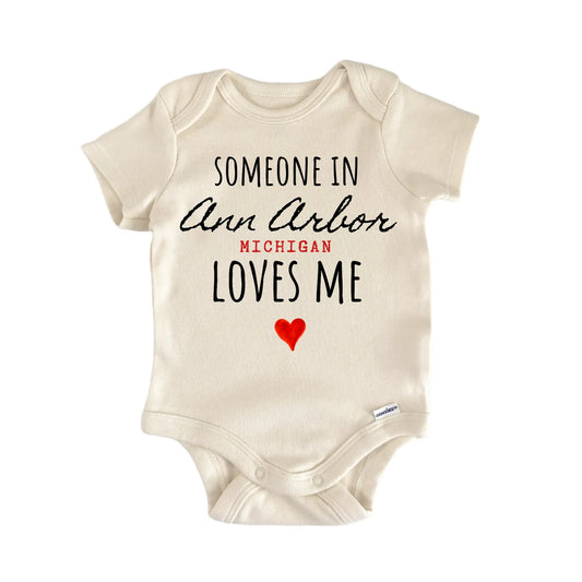 Ann Arbor Michigan Baby Gift Baby Bodysuit