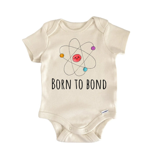 Atom Bond Scientist Science Physics Baby Gift Baby Bodysuit