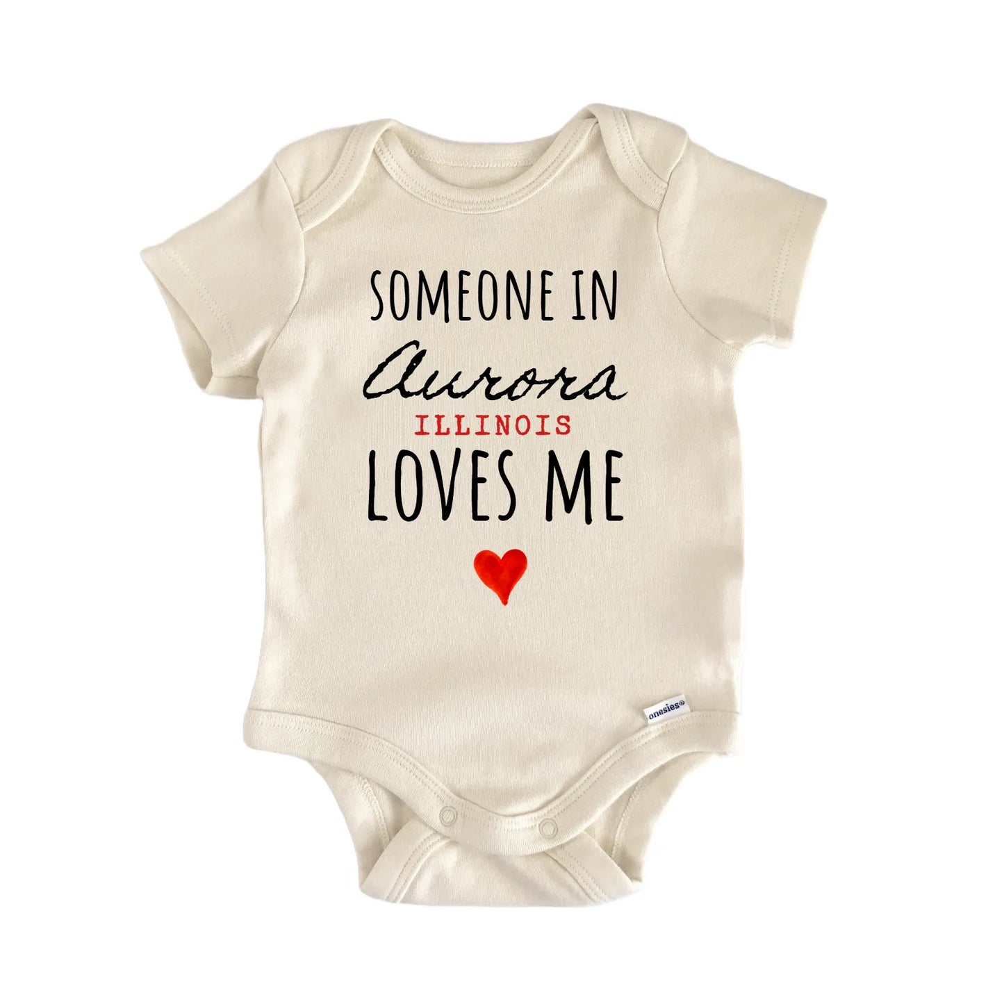 Aurora Illinois Baby Gift Baby Bodysuit