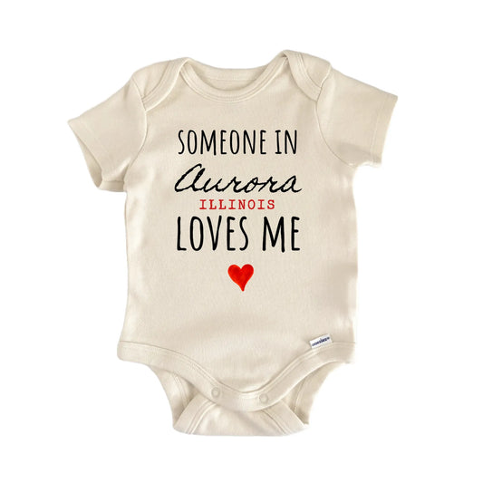 Aurora Illinois Baby Gift Baby Bodysuit