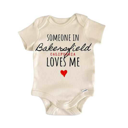 Bakersfield California Baby Gift Baby Bodysuit