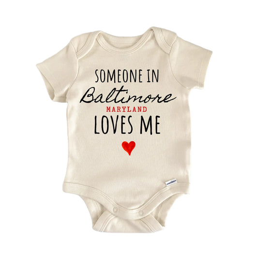 Baltimore Maryland Baby Gift Baby Bodysuit