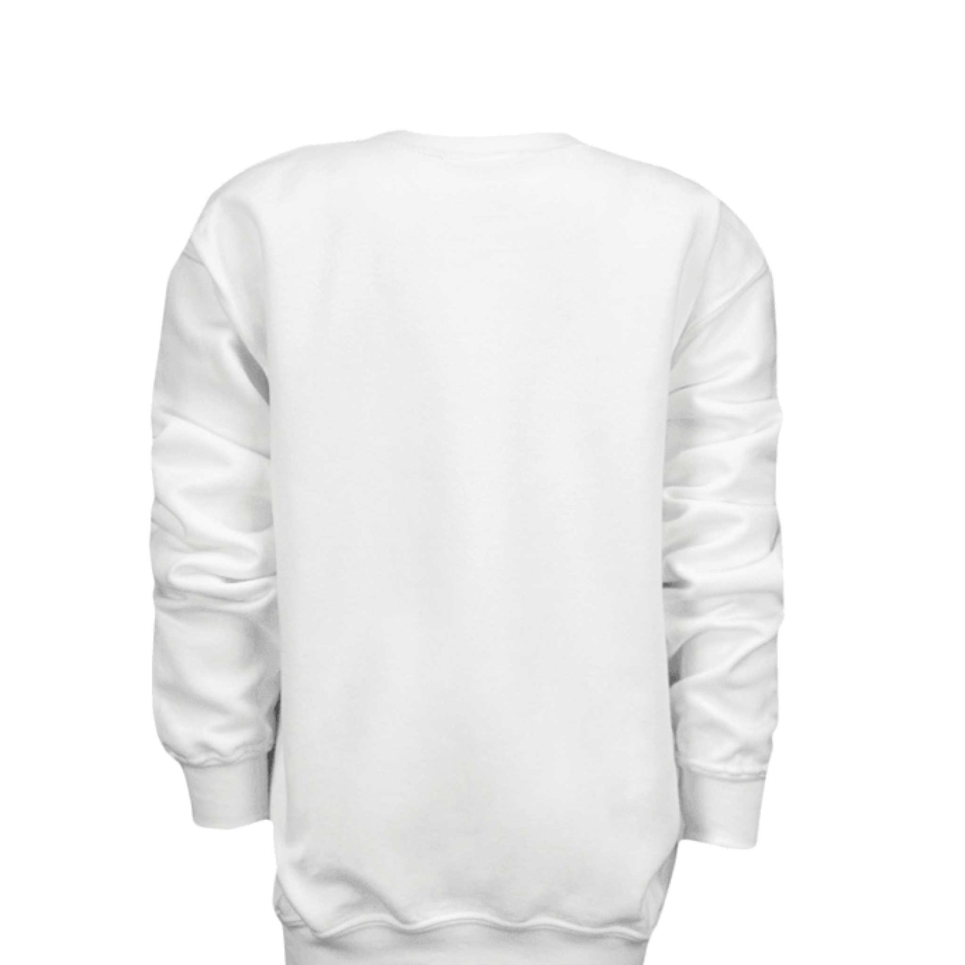 Basic White Ghoul Halloween Sweatshirt