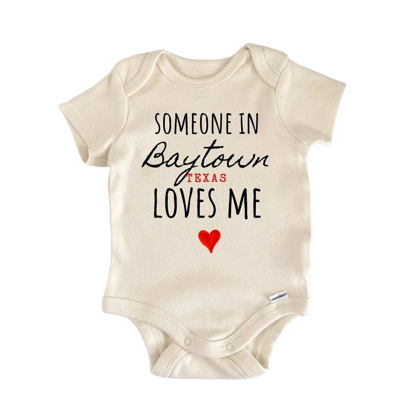 Baytown Texas Baby Gift Baby Bodysuit