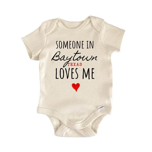 Baytown Texas Baby Gift Baby Bodysuit