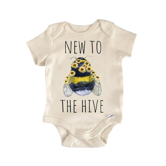 Bee Hive Honey Newborn Baby Onesie®