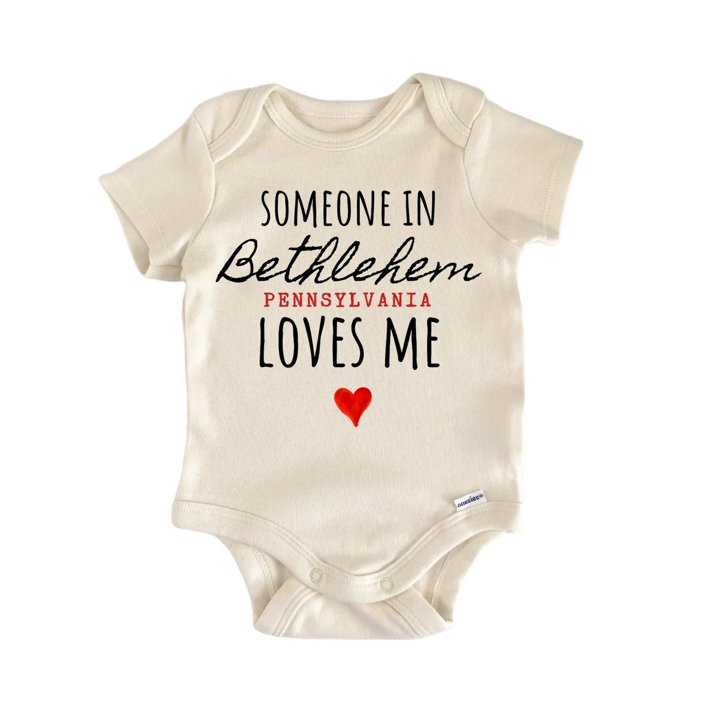 Bethlehem Pennsylvania Baby Gift Baby Bodysuit
