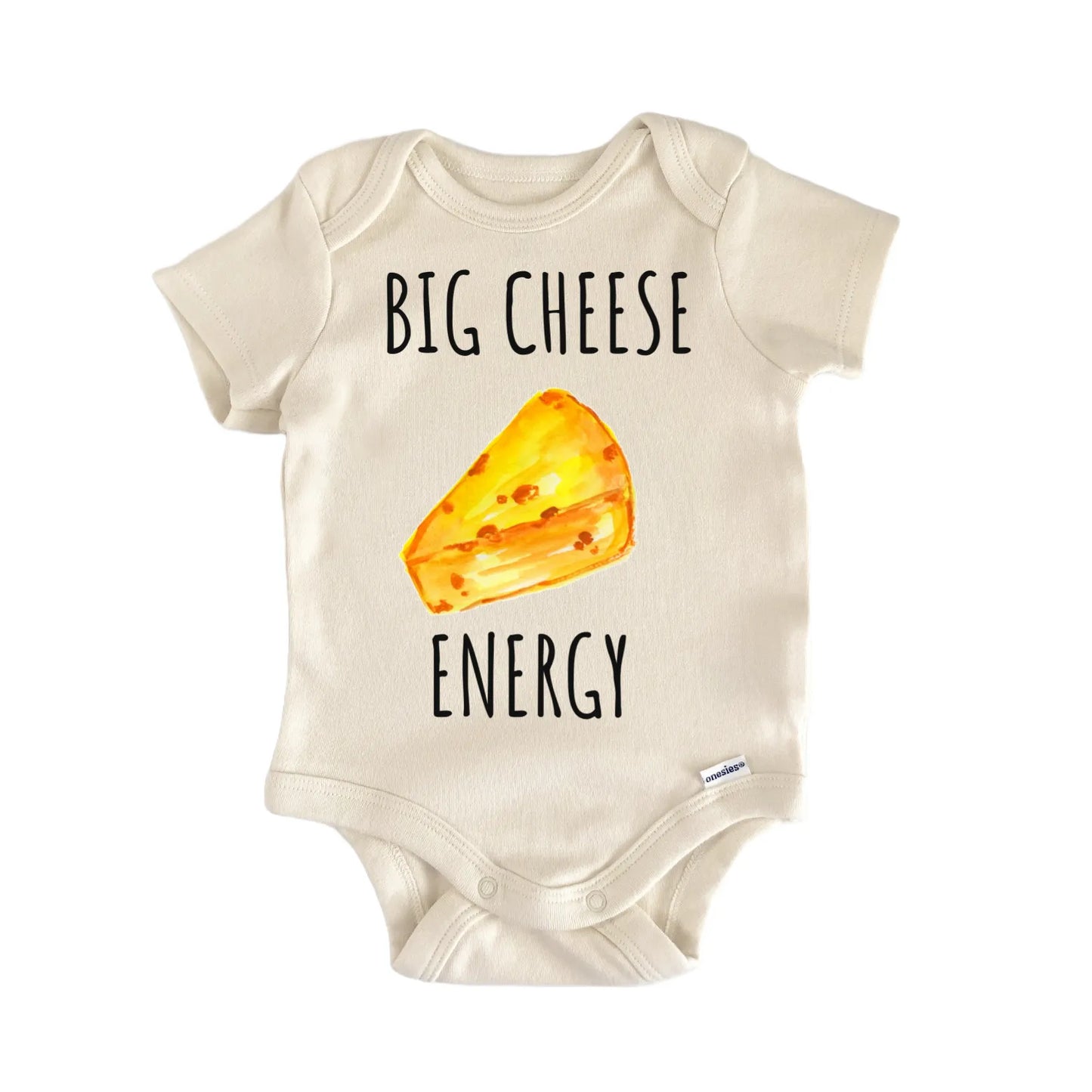 Big Cheese Energy Foodie Baby Gift Baby Bodysuit