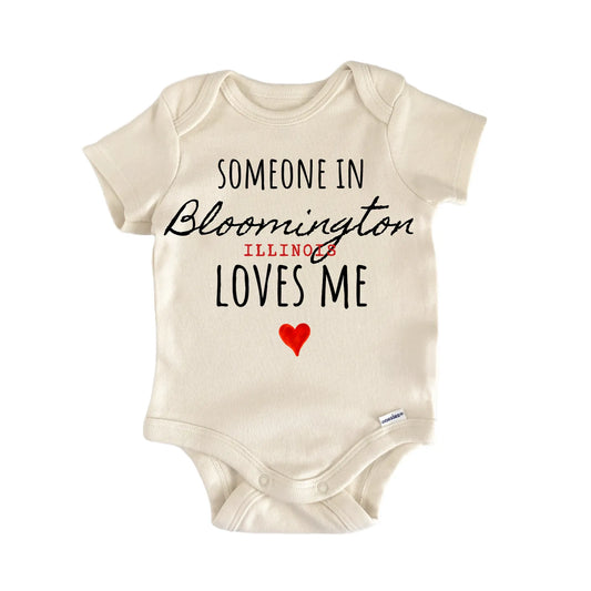 Bloomington Illinois Baby Gift Baby Bodysuit