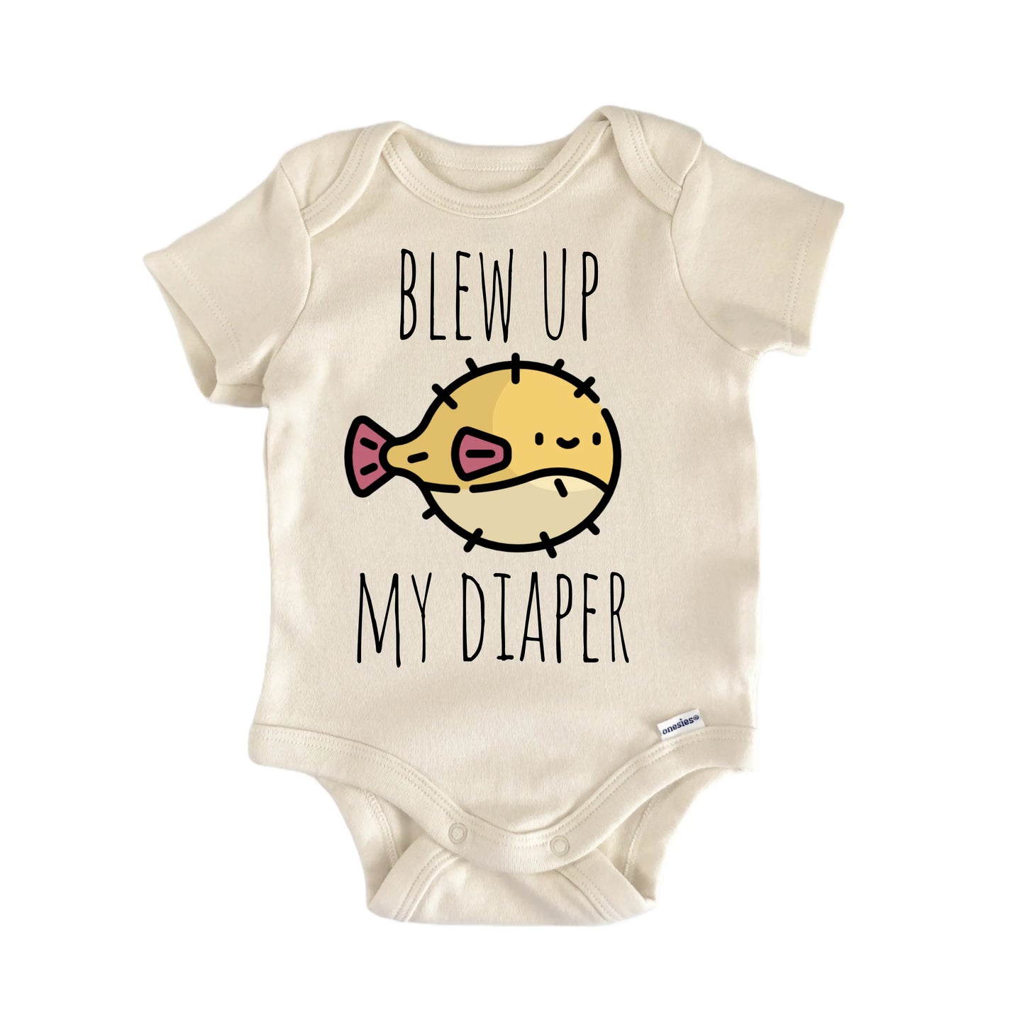 Blowfish Puffer Fish Puff Newborn Baby Onesie® Onesie®