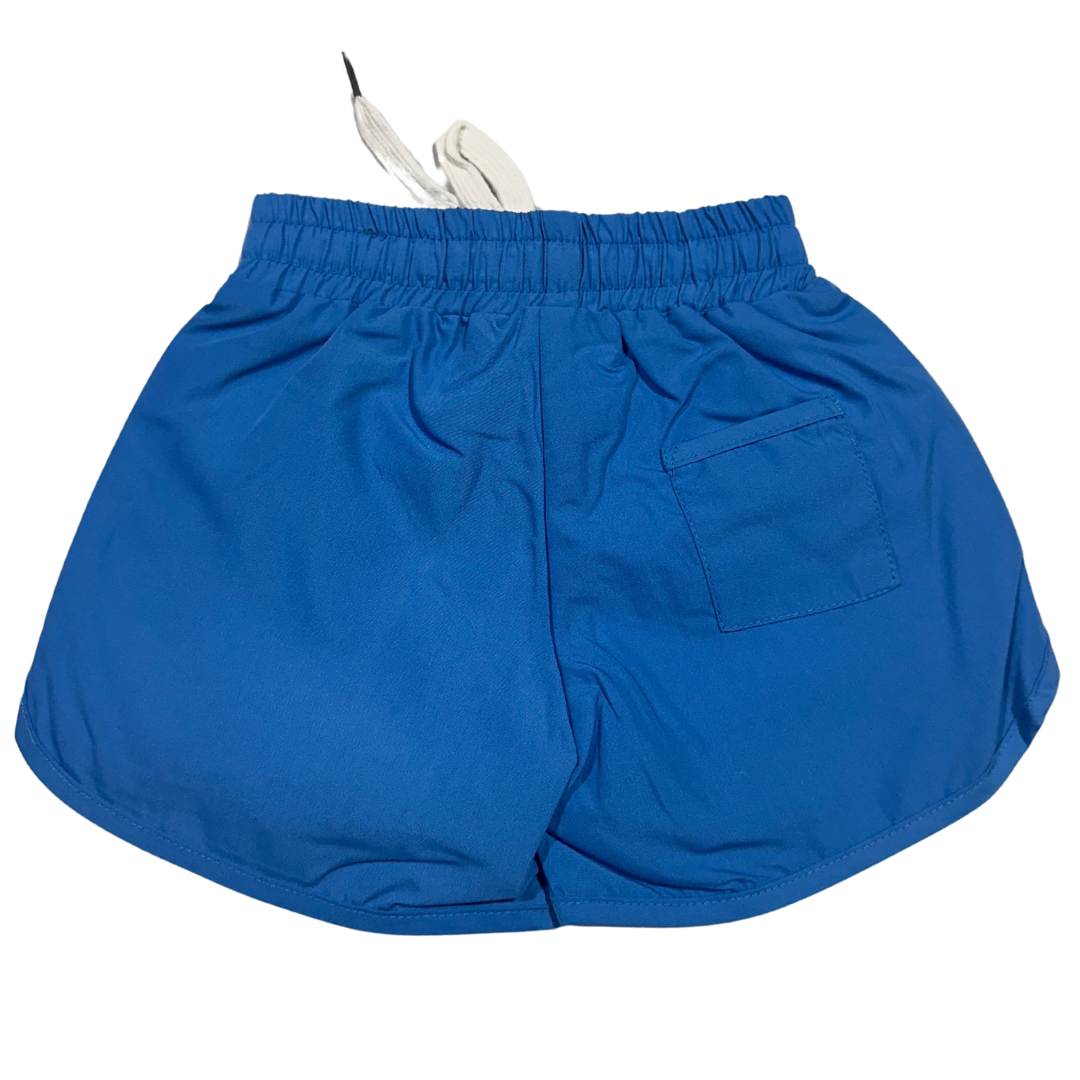 Blue Athletic Kid Shorts