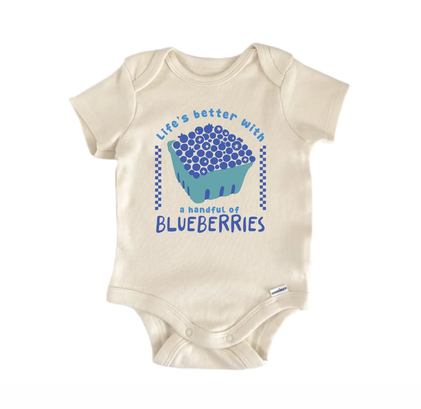 Blueberries Fruit Retro Newborn Baby Onesie® Onesie®