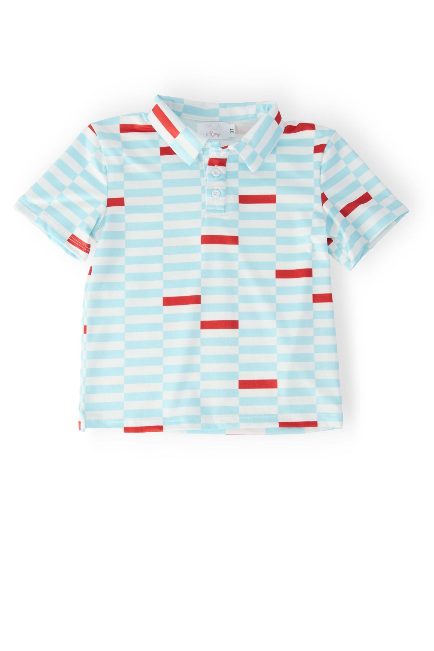 Boys Block Party S/S Polo front view