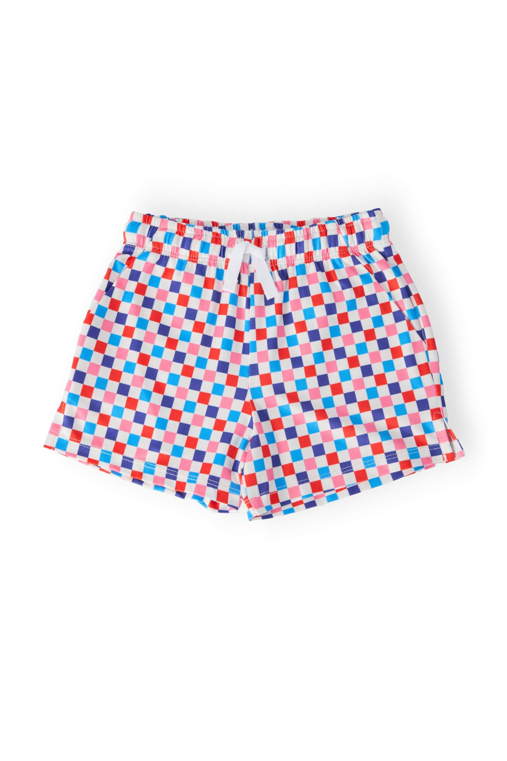 Boys Boom Check Play Shorts front view