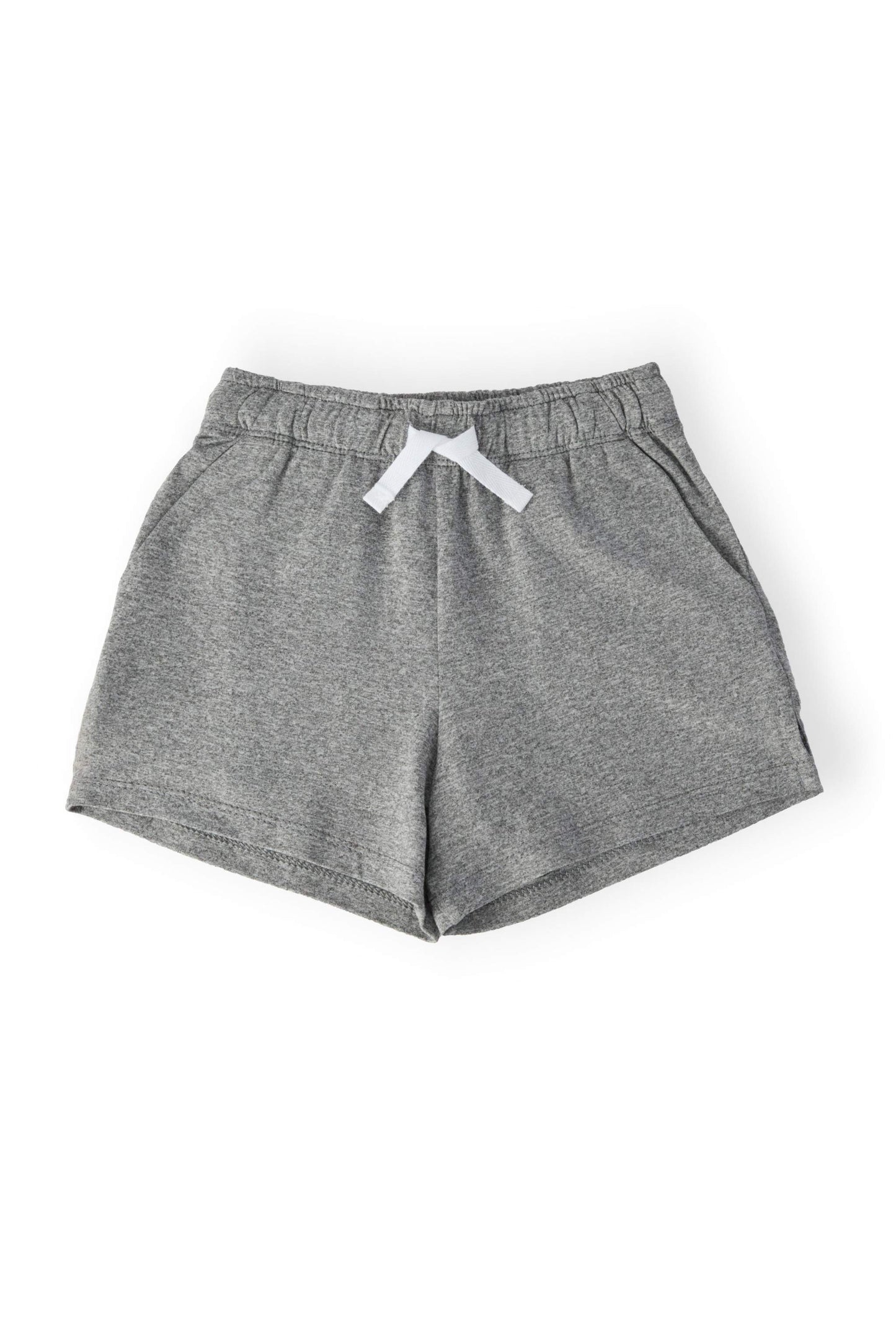 Boys Heather Gray Play Shorts front view