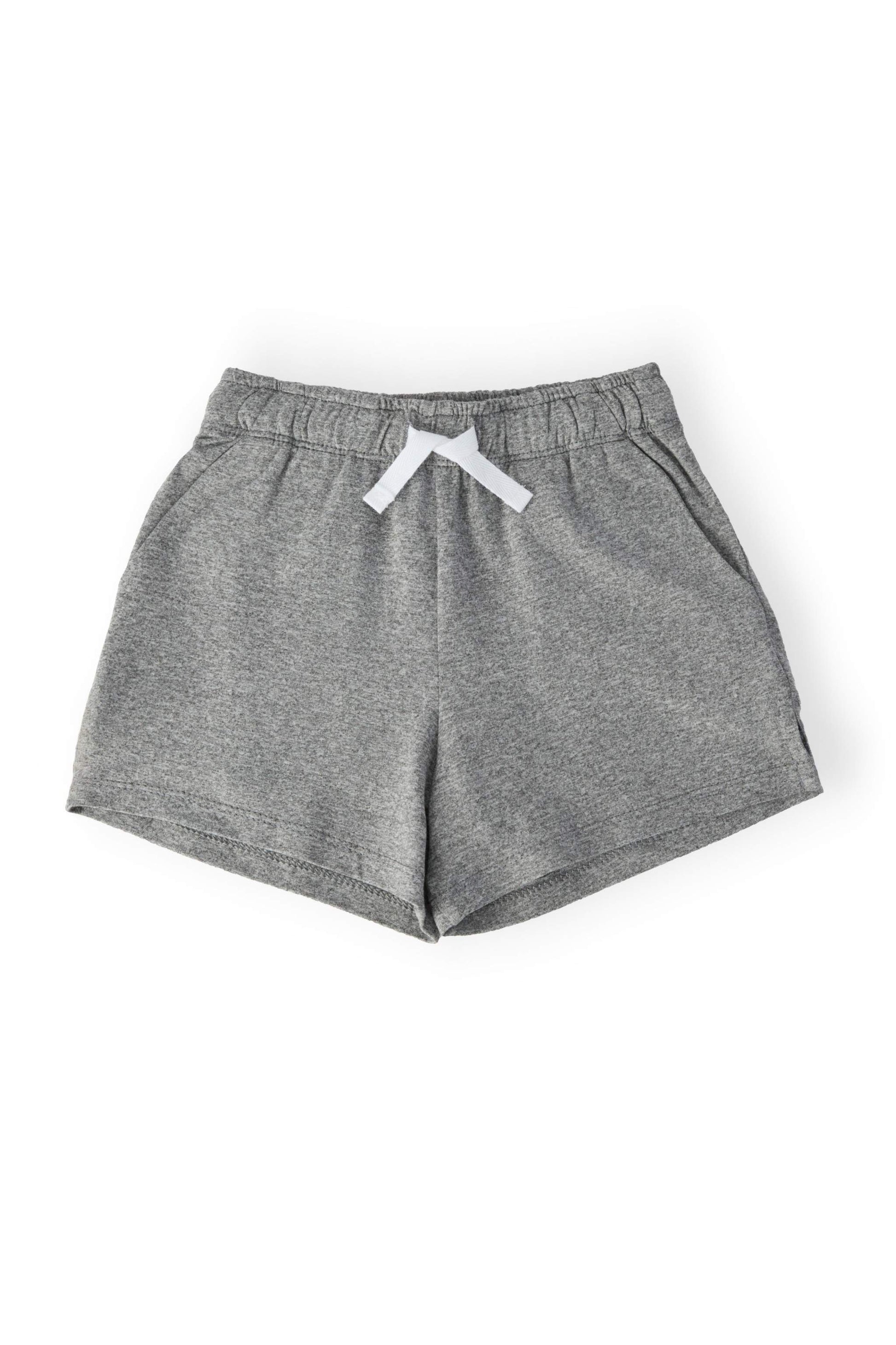 Boys Heather Gray Play Shorts front view