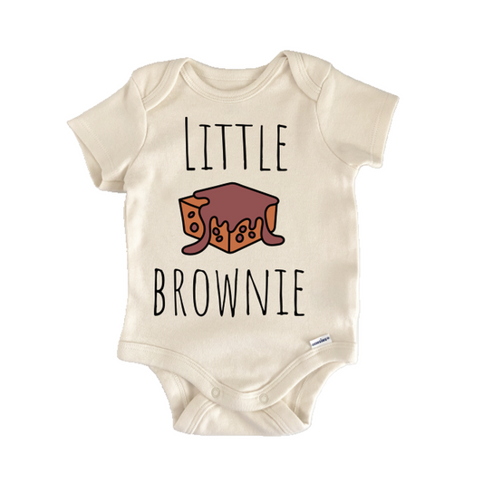 Brownie Baking Foodie Newborn Baby Onesie® Onesie®