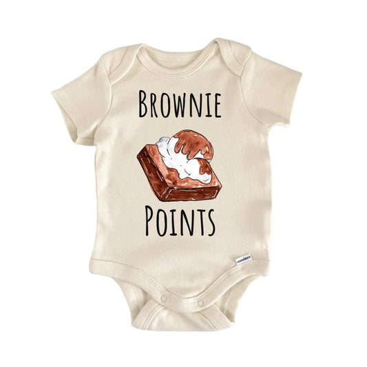 Brownie Ice Cream Bakery Baby Gift Baby Bodysuit