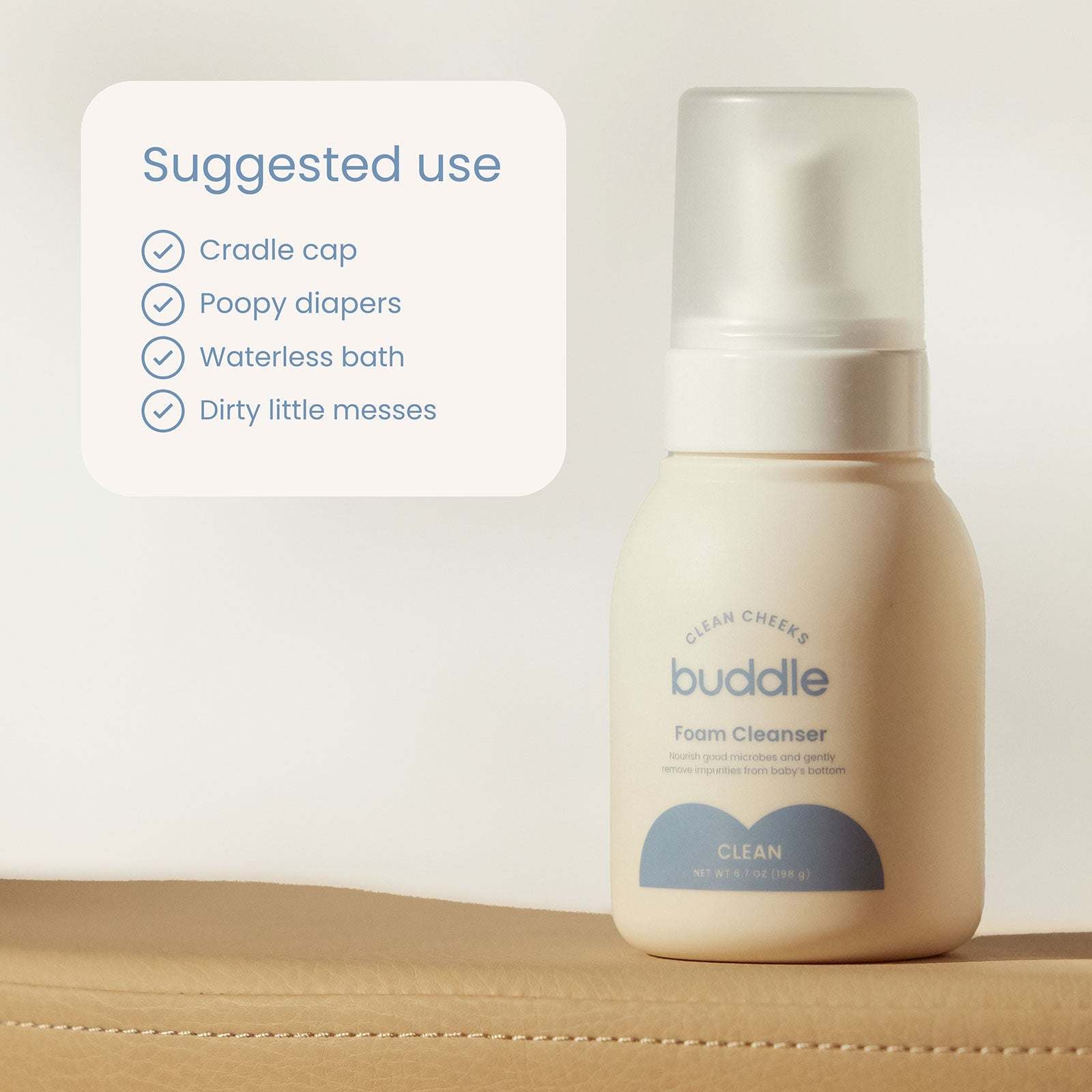Buddle Clean Cheeks Foam Cleanser