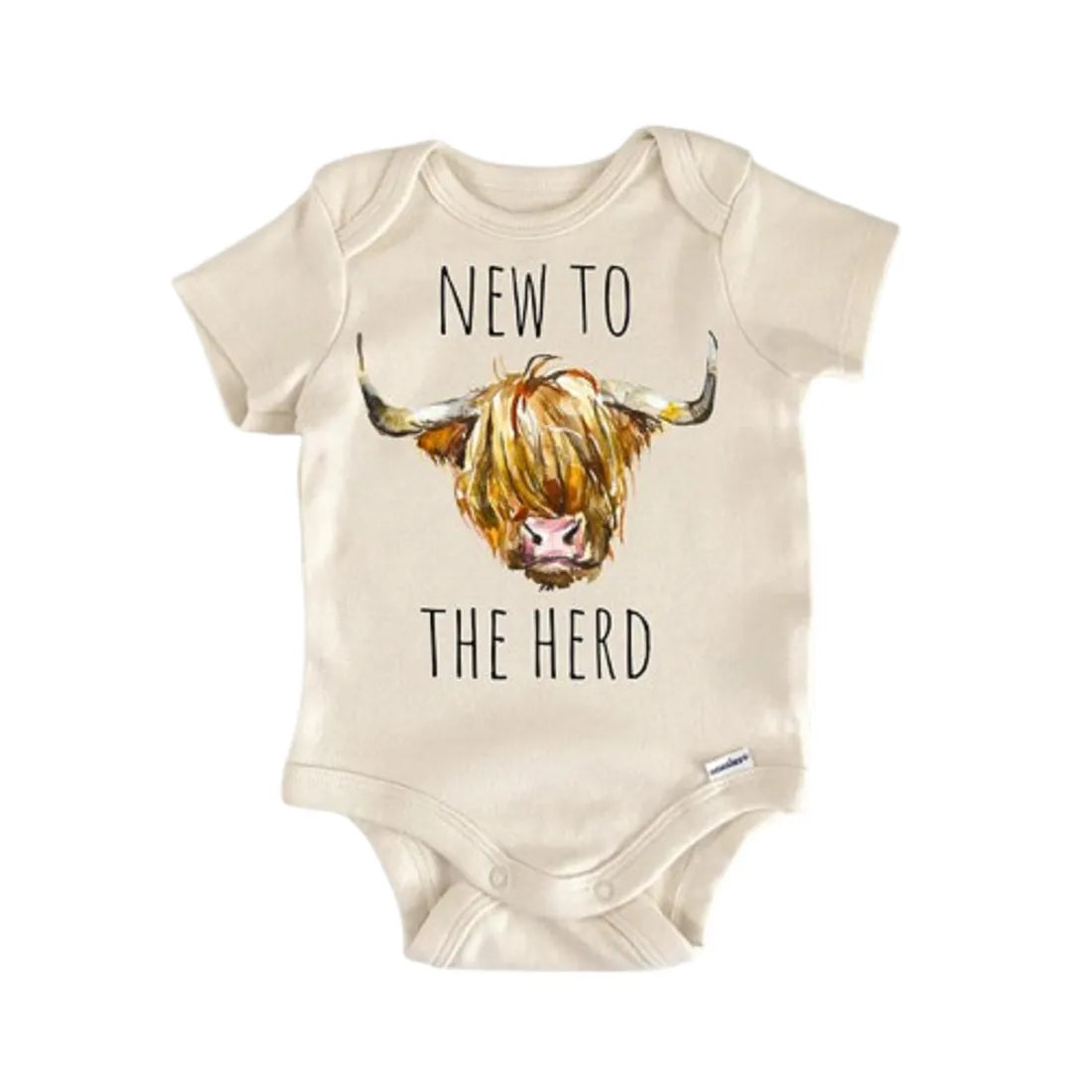 Bull Cow Farm Herd Newborn Baby Onesie® Onesie®