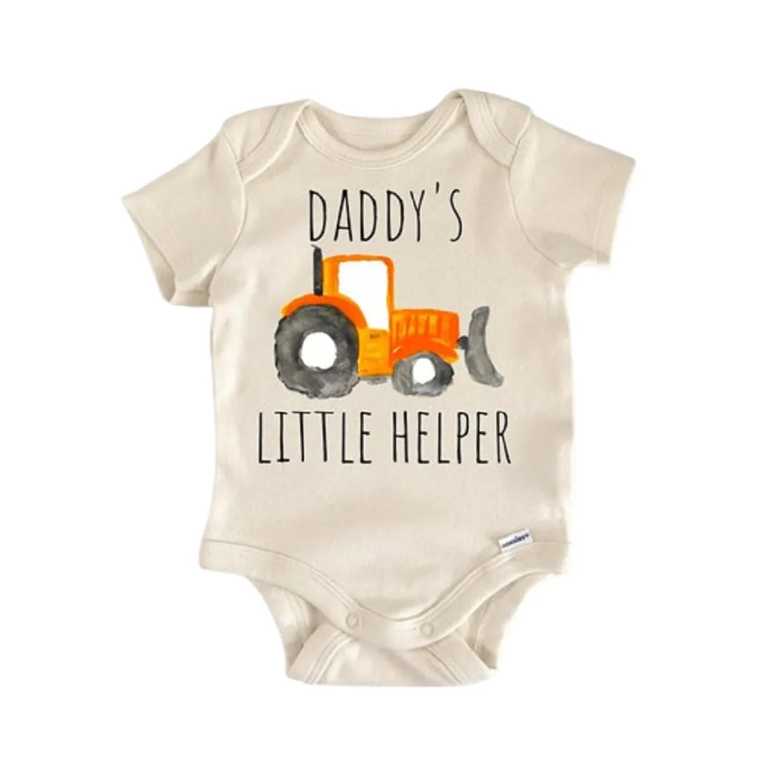 Bulldozer Excavator Newborn Baby Onesie® Onesie®