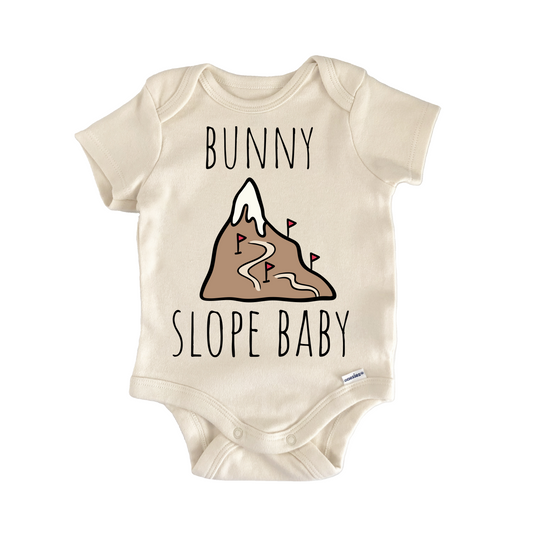 Bunny Snowboarding Skiing Newborn Baby Onesie® Onesie®