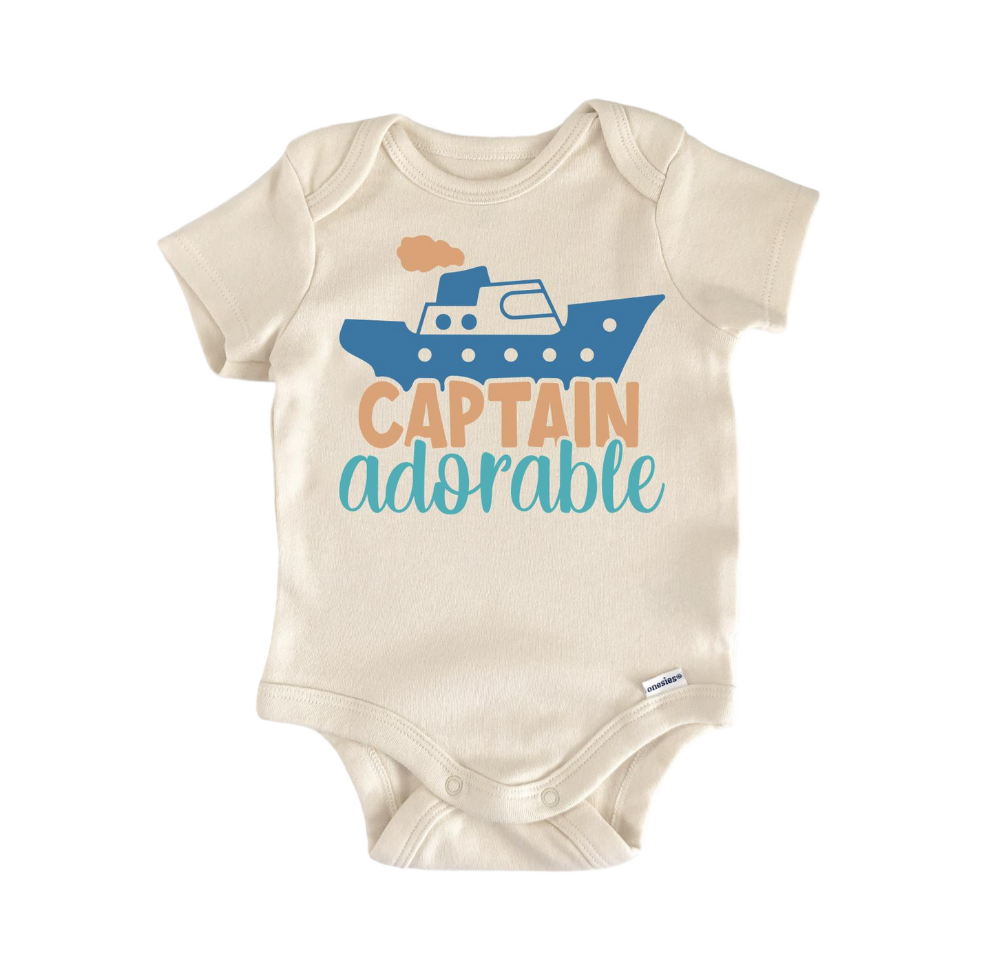 Captain Adorable Nautical Newborn Baby Onesie® Onesie®