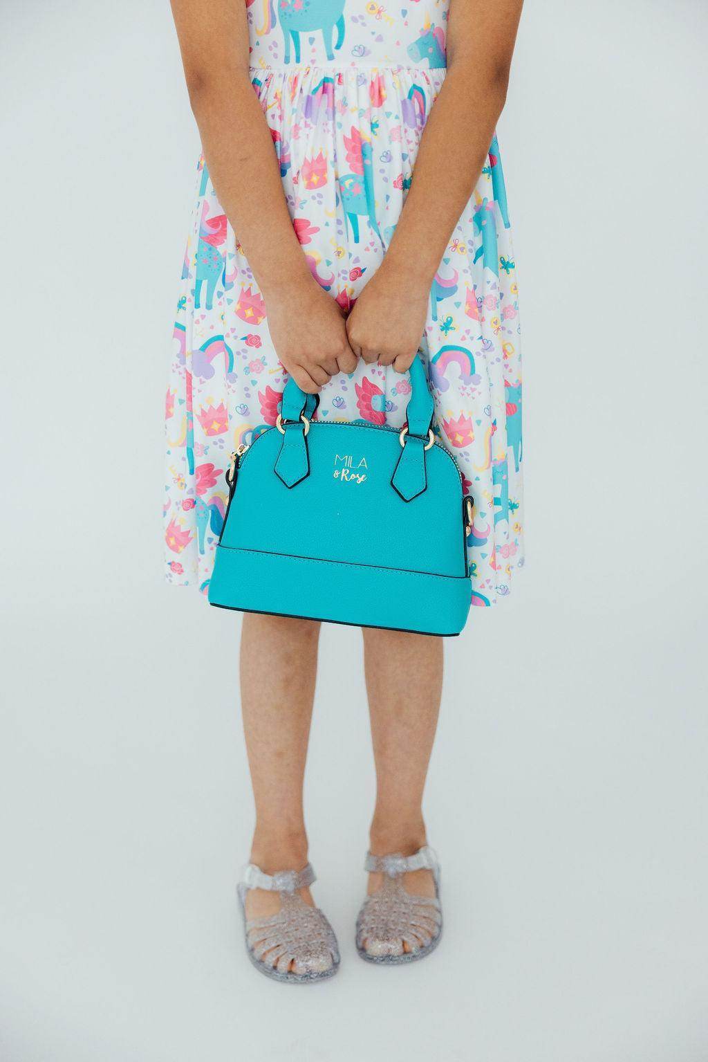 Caribbean Blue Girl's Crossbody Purse